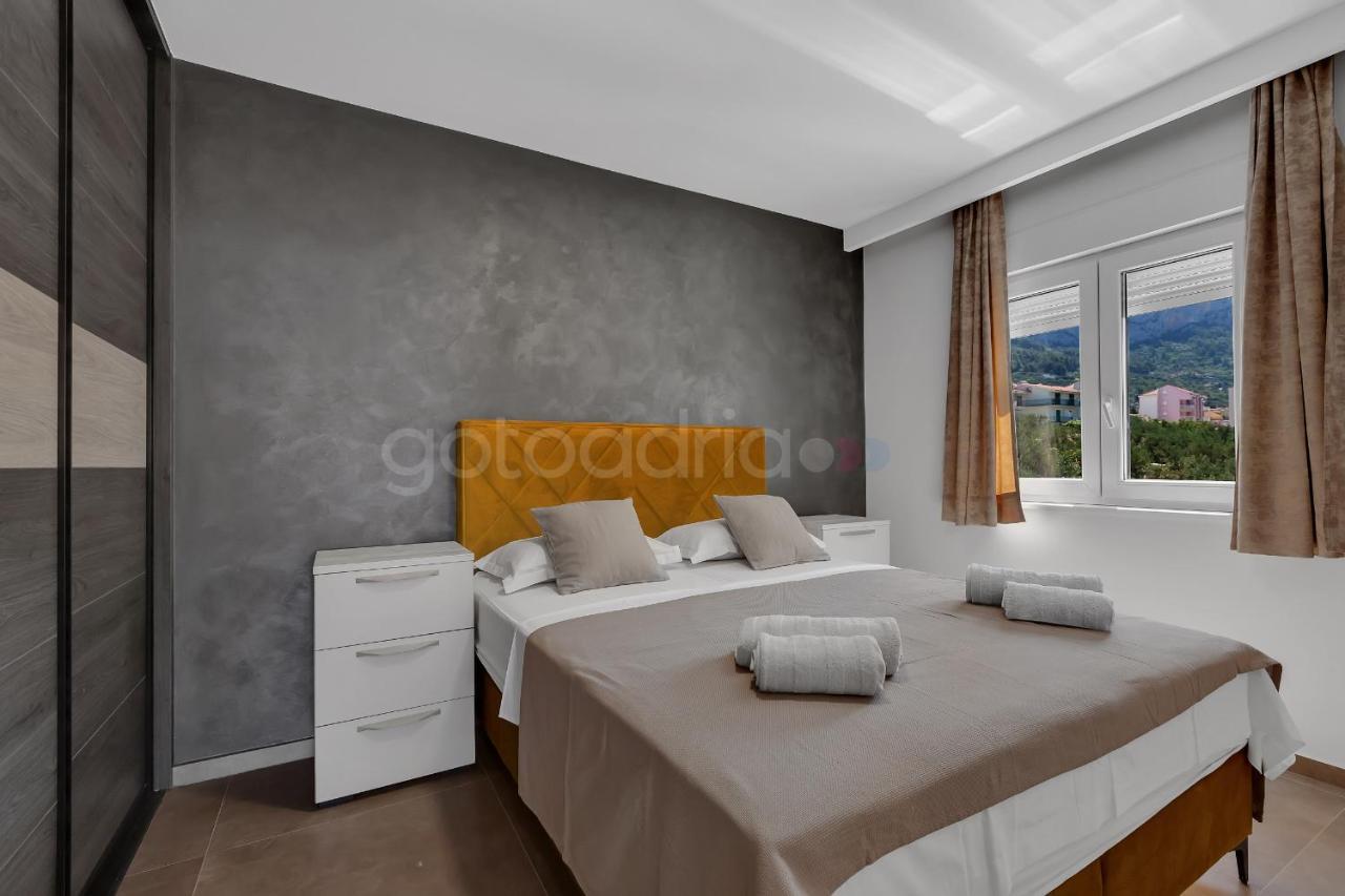 Luxury Seaview Apt Luki - Free Parking Makarska Esterno foto