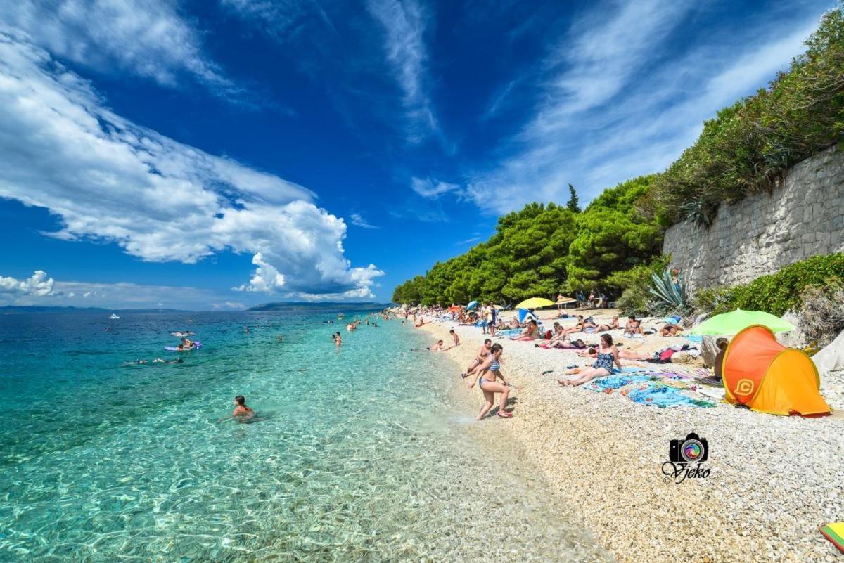 Luxury Seaview Apt Luki - Free Parking Makarska Esterno foto